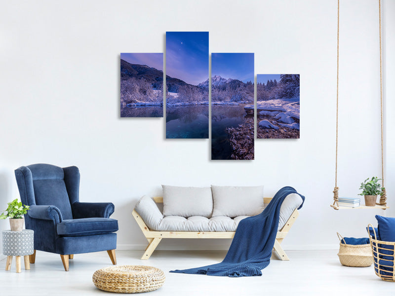 modern-4-piece-canvas-print-zelenci-springs