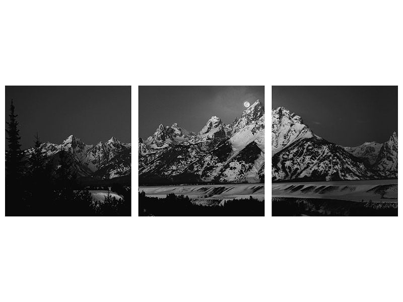 panoramic-3-piece-canvas-print-full-moon-sets-in-the-teton-mountain-range