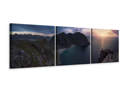 panoramic-canvas-print-the-seagulls-and-the-sea-at-sunrise