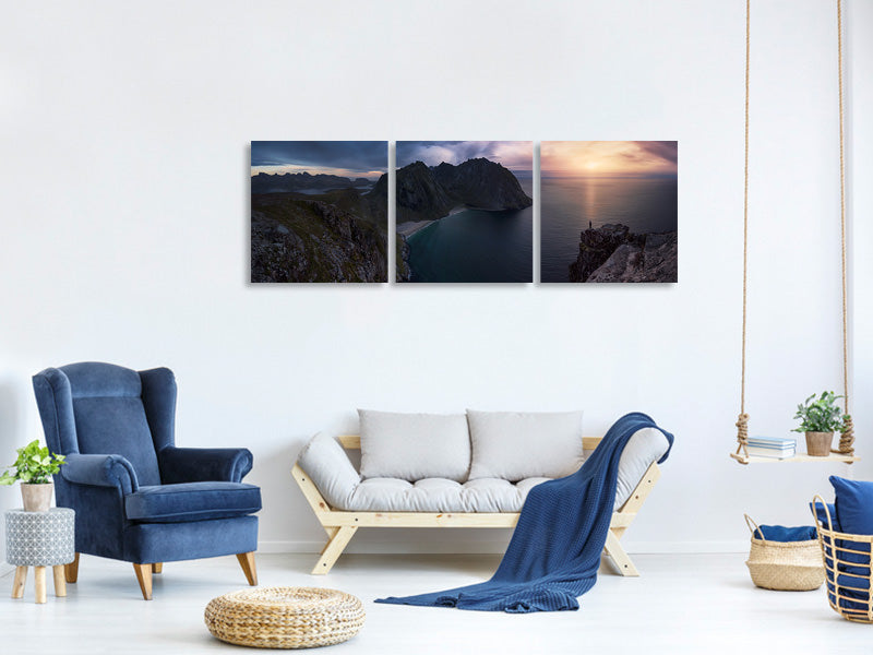 panoramic-3-piece-canvas-print-kvalvika