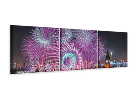 panoramic-3-piece-canvas-print-new-year-fireworks