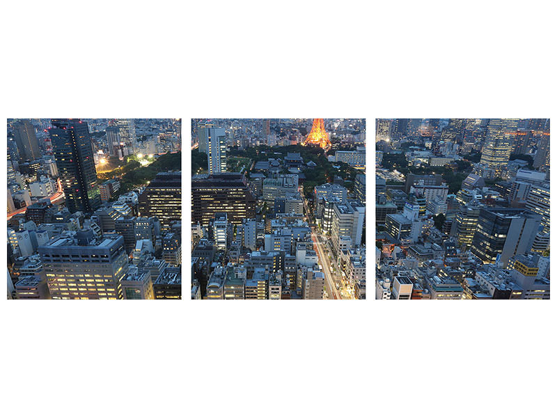 panoramic-3-piece-canvas-print-paris-in-the-evening