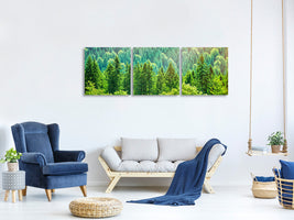 panoramic-3-piece-canvas-print-the-forest-hill