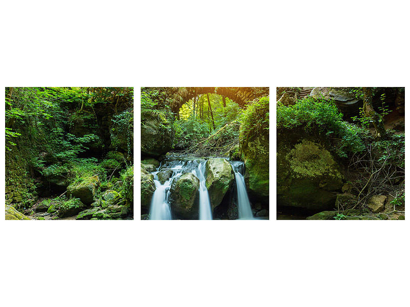 panoramic-3-piece-canvas-print-water-reflection