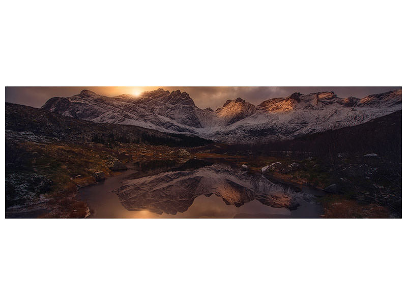 panoramic-canvas-print-lofoten-mountains